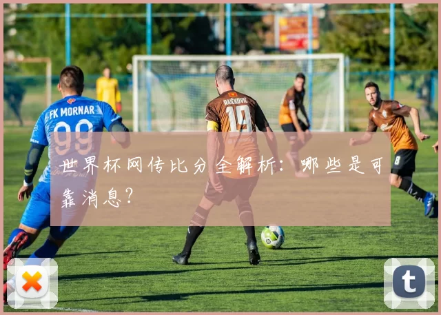 世界杯网传比分全解析:哪些是可靠消息?