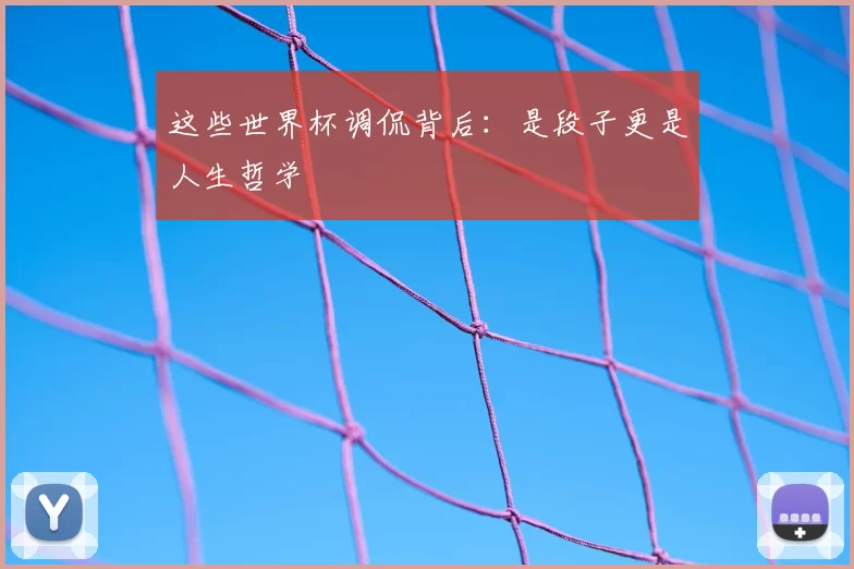 这些世界杯调侃背后：是段子更是人生哲学