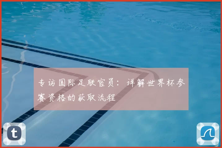 专访国际足联官员：详解世界杯参赛资格的获取流程